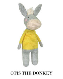 Otis the Donkey Tuva haakpakket amigurumi​​​​​​