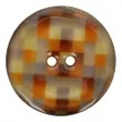 Knoop kokos ruit - 30mm