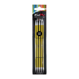 KnitPro Zing sokkennaalden 15cm 3.50mm