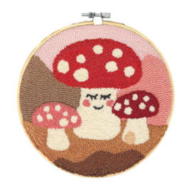 Punchpakket Paddestoelen 17,8cm rond