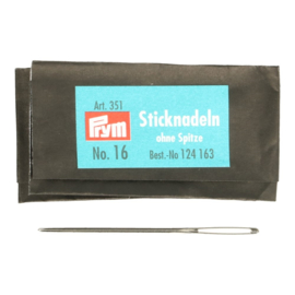 Prym Borduurnaalden nr.16 zonder punt 1.60x55mm - 5st