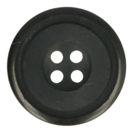 Knoop  - 15mm zwart (97288-24)