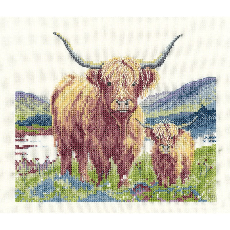Borduurpakket Highland Harmony - Heritage Crafts