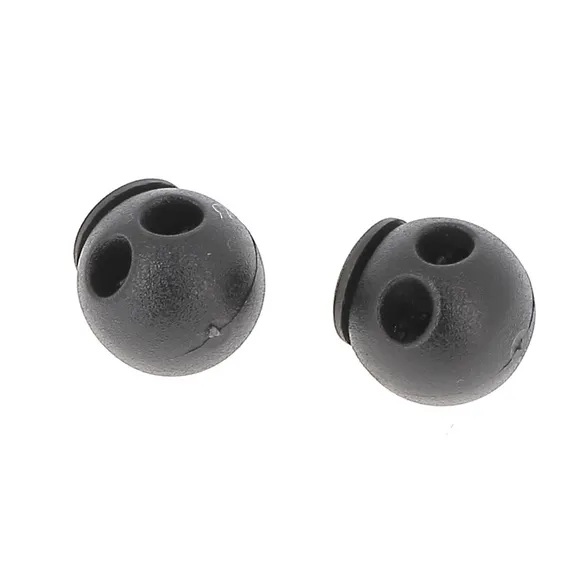 Bohin Koordstopper 2-gaats - 18x19mm zwart
