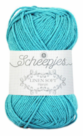 Scheepjes Linen Soft 614 Aquablauw