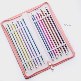 KnitPro Zing breinaalden set 30cm 2.50-6.00mm Deluxe