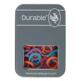 Durable Splitring stekenmarkeerders 19mm, 50 stuks assorti kleuren