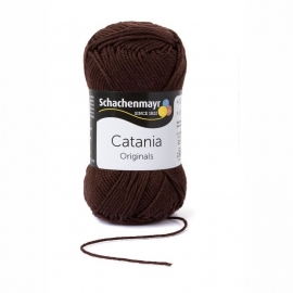 162 Catania haak/brei katoen kleur: Chocolade bruin  162