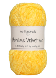 17615 Bohème Velvet  fine - Giraffe Yellow