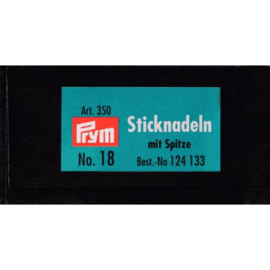 Prym Borduurnaalden nr.18 met punt 1.20x50mm - 5st