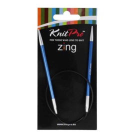 KnitPro Zing rondbreinaalden 40cm 4.00mm