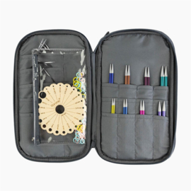 Durable dubbele etui voor haak- en breinaalden 30 x 18 x 5 cm