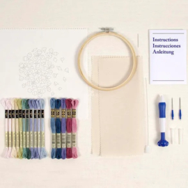 DMC Punch needle kit hortensia 14,5cm