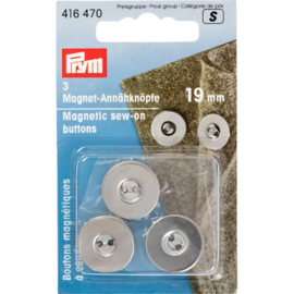 Prym Magneetknopen 19mm zilver