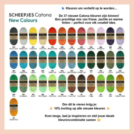 000 Alle Nieuwe kleuren Catona 2026 - 50gr.