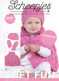 Poncho, muts en wantjes van Softfun