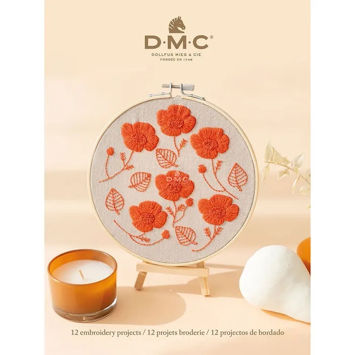 DMC Borduurboek Monochrome 12 projecten