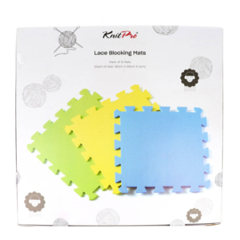 KnitPro Lace blocking mats 30x30x1cm - 1x9st