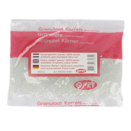 Granulaat - Glasparels zwaar - wit - 250g