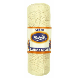 Durable Glanskatoen nr.8 100gr kleur 087 ecru