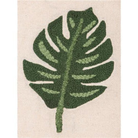 APN006 - Voorbedrukt punchpakket Monstera leaf 20x20 cm