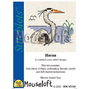 Borduurpakket Heron - Mouseloft