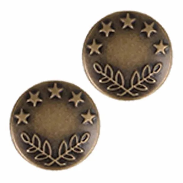 Milward Jeansknopen 16mm brons