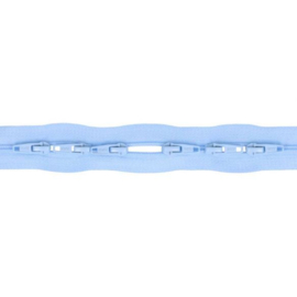 258 Spiraal rits aan de meter (3 meter) incl. 6 schuivers - blauw