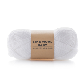 001 Like Wool Baby 001 Kleur: White
