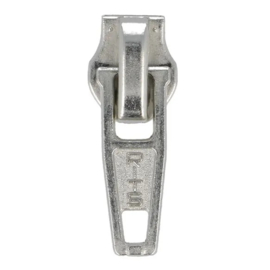 Schuiver voor spiraalrits nr.5-7 - zilver