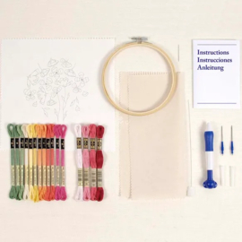 DMC Punch needle kit klaproos 14,5cm