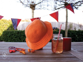 Orange Bucket Hat