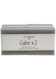 Memory Schuim - Kleine kubus 2x 8x8cm
