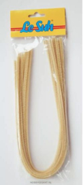 10x Chenilledraad 50 cm beige