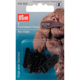 Prym Clips bonthaken zwart of Bruin - 2st