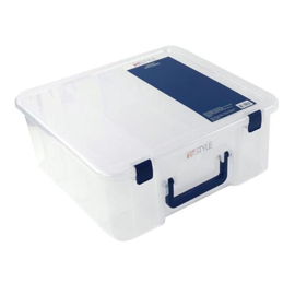 Opbergbox voor Lockgaren  35.5 x 36.5 x 15.5 cm met 16 vakken