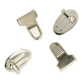 Tassluiting ribbel 2,5x1,8cm