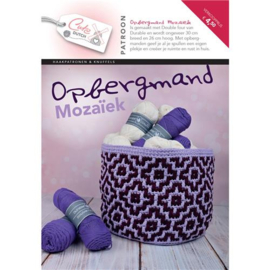 CuteDutch patronenboekje Opbergmand Mozaiek