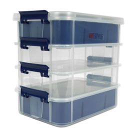 Opbergbox 28x18x25cm stapelbaar