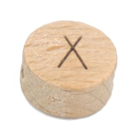 Durable Houten Letterkraal (letter N t/m letter Z)