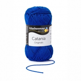 201 Catania haak/brei katoen kleur:  Koningsblauw 201