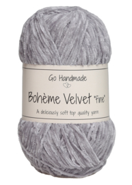 17604 Bohème Velvet "fine" - Grey