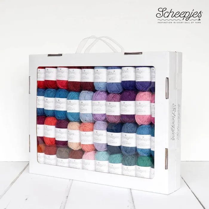 Metropolis alle 80 kleuren van 10gr. in een box
