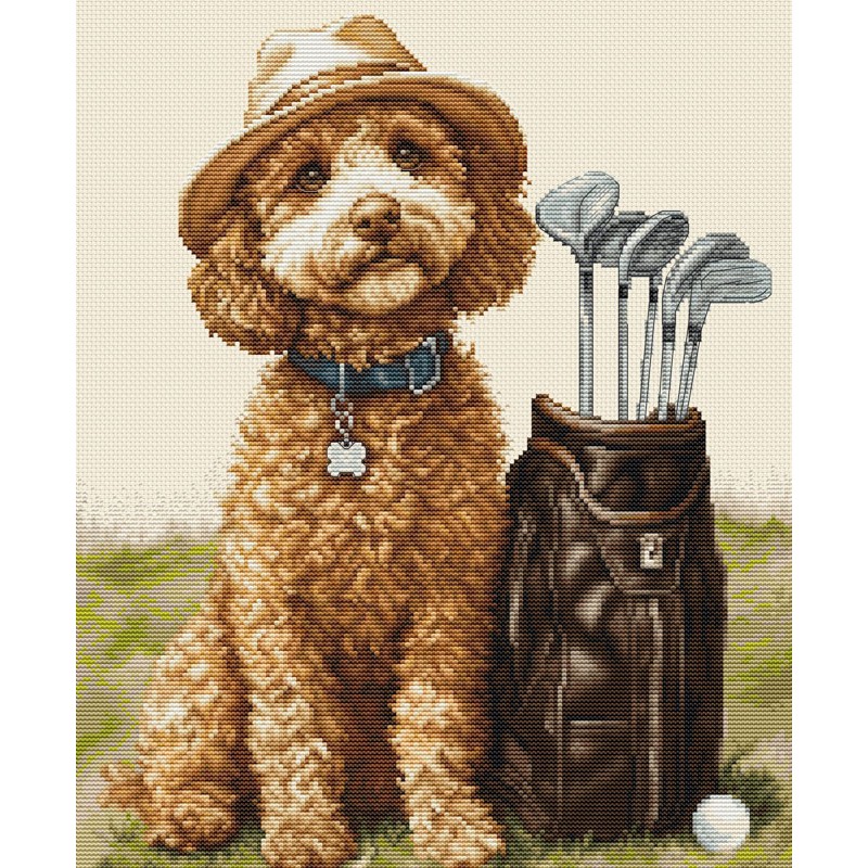 Borduurpakket The Master Golfer  - Luca-S