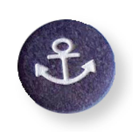 Fashion knopen achtersteek 15 mm - Kleur 210 (blauw) Anker
