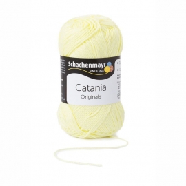 100 Catania haak/brei katoen kleur: Mimosa licht geel 100