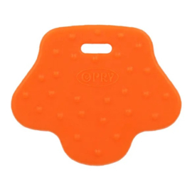 Bijtring dierenpoot met noppen 68x57mm - 2st