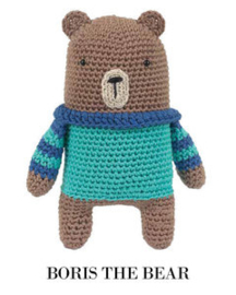 Boris the Bear Tuva haakpakket amigurumi​​​​​​