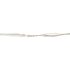 LED Slinger met lampjes zilver