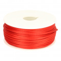 722 Satijnkoord 3mm Rood per 1mtr